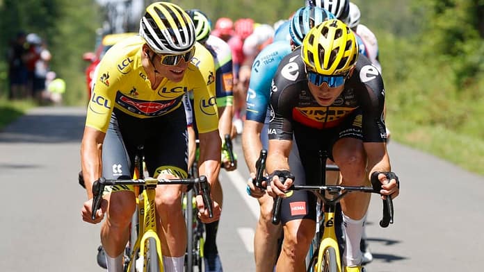 Tour de France: Van der Poel extends lead - Roglic weakens

