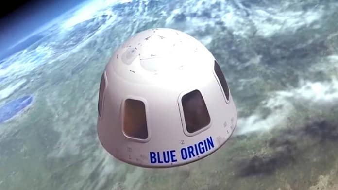 Blue Origin is selling an auction ticket for a space flight with Jeff Bezos

