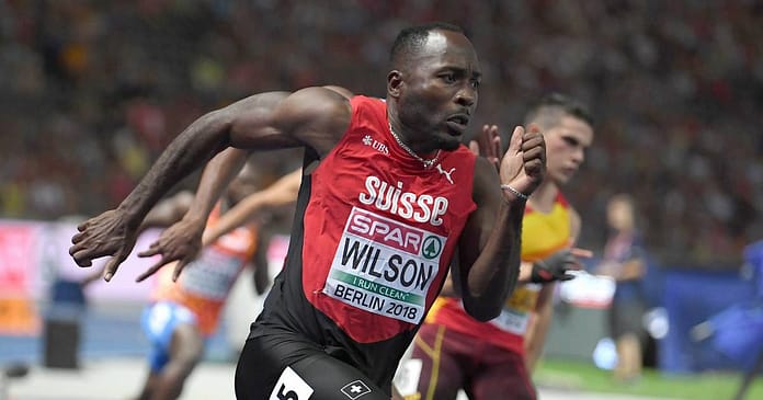 Confusion over Alex Wilson's European 100m record

