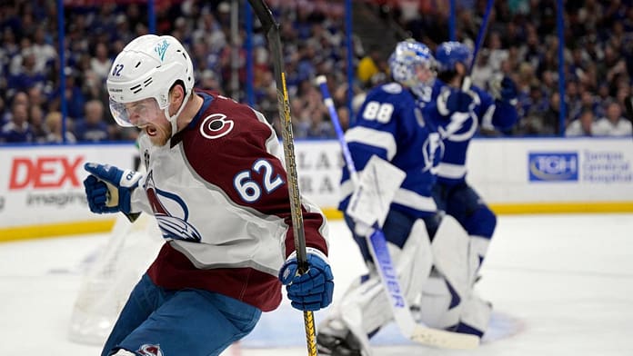 The Colorado Avalanche of Sturm wins the Stanley Cup

