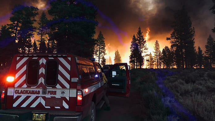 Fires in North America: Firefighters on the Edge of Their Power

