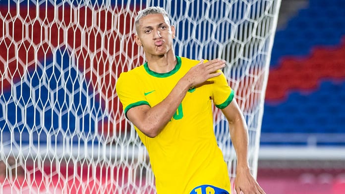 Brazil 4-2 Germany: Richarlison scored a hat-trick in Brazil's Olympic opener


