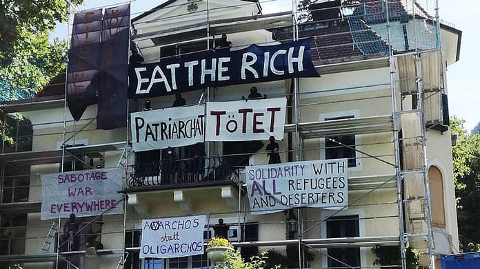 Austria: Activists occupy an alleged oligarchic villa

