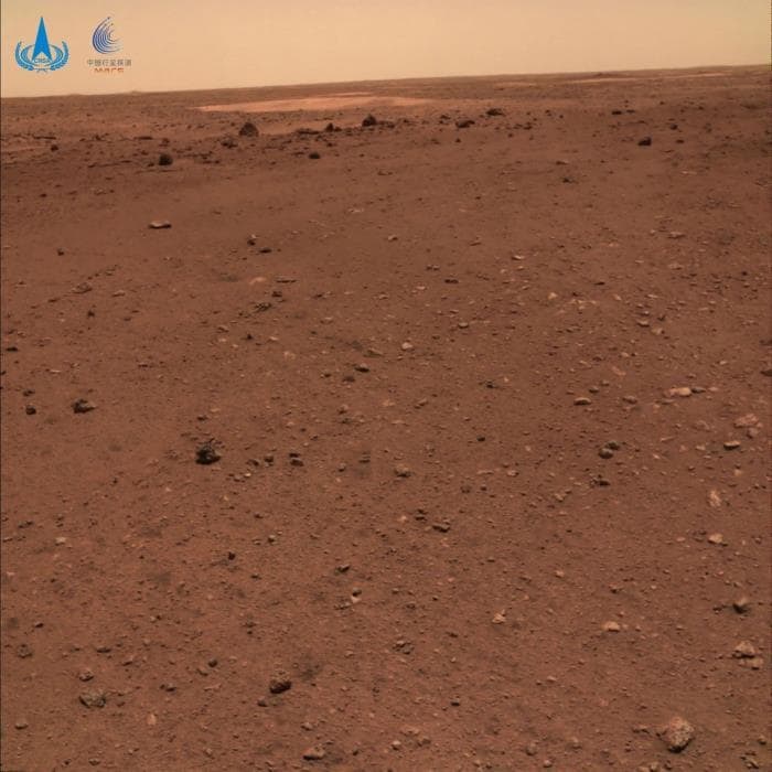 China publishes several color photos of the surface of Mars