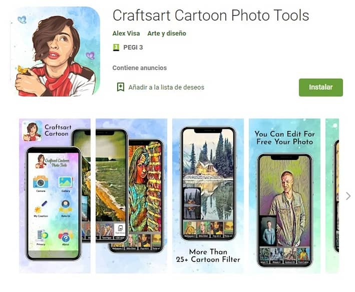 Beware Craftsart Cartoon, they steal your Facebook data