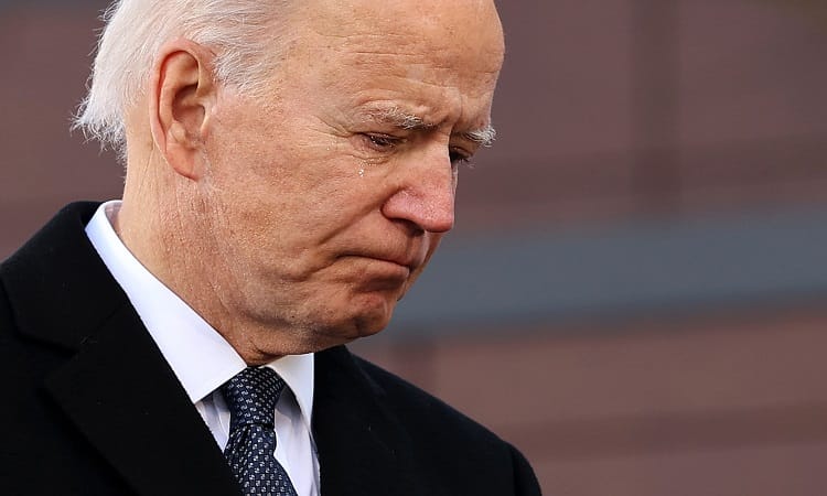Joe Biden cries as he remembers his deceased son, Beau