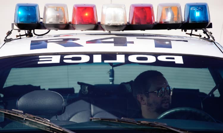 A police patrol runs over a person in Washington