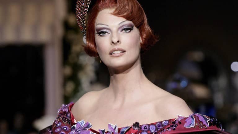 Linda Evangelista nominated for designer John Galliano at the Dior show in 2007 (Image: Image Alliance/dpa)