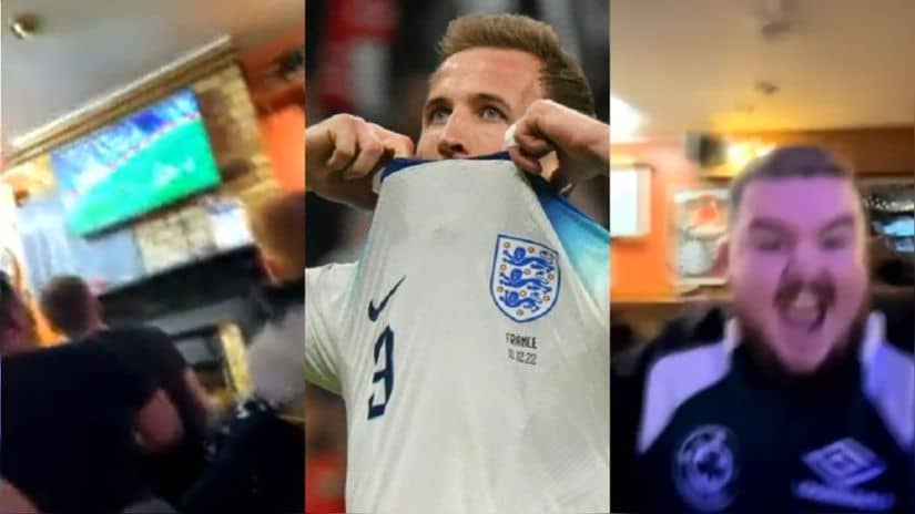 Irish pubs celebrated Harry Kane's missed penalty as France qualified for the World Cup semi-finals