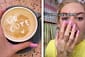 Barista writes the man's secret message on coffee - what happens next is sweet as sugar