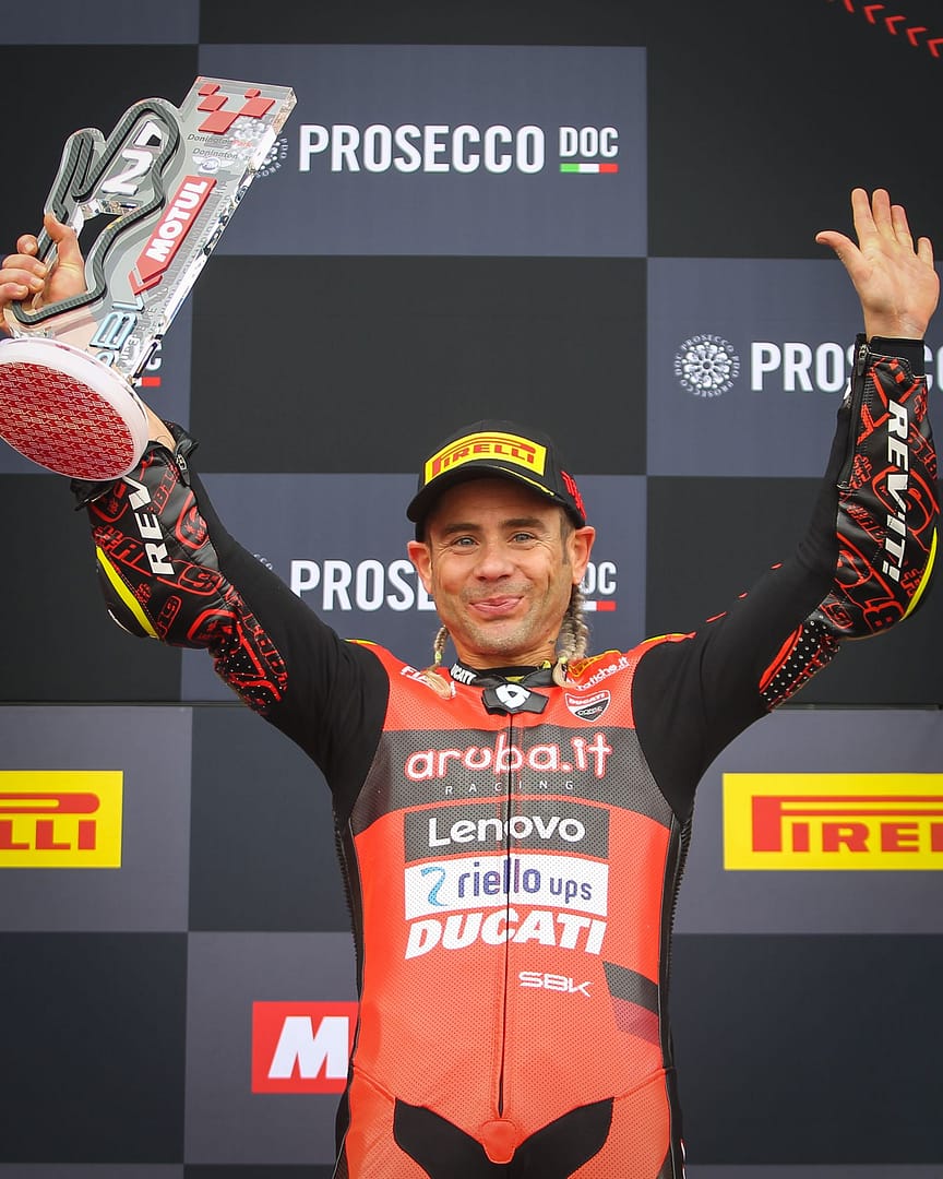 Alvaro Bautista leads the World Superbike Championship
