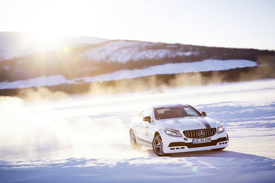 2022 AMG Winter Experience 5 Safe: You have to watch that with antifreeze!
