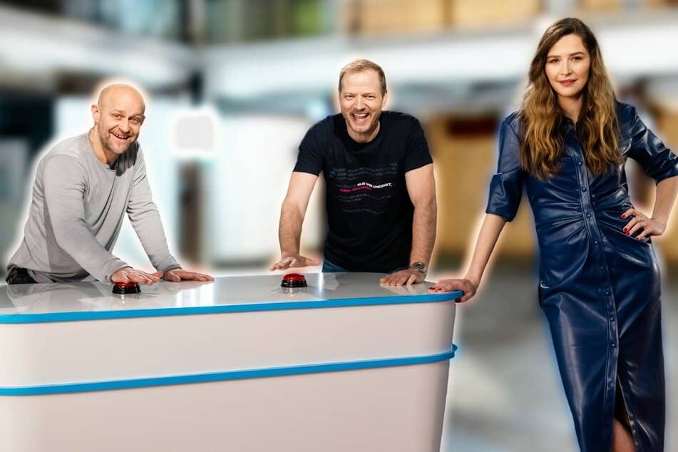 Jürgen Vogel (52, left) and Mario Barth (48) at the new RTL show "You have to choose" Funny duels.  The show will be directed by Catherine Porvind (38 years old).