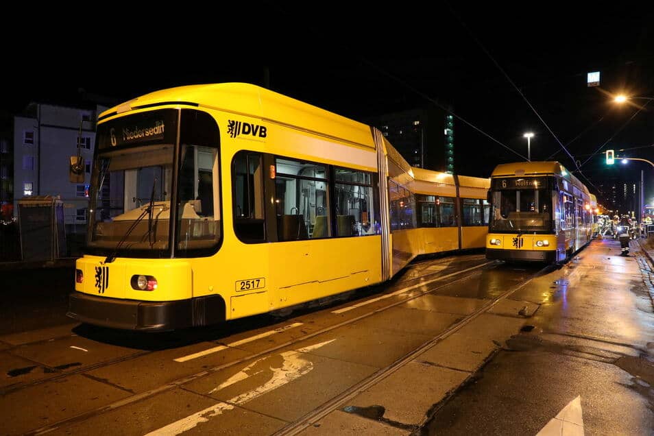Two trams derailed in Johannesburg on Monday evening.