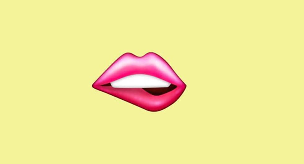 WhatsApp |  Does lip sting emoji mean |  Meaning |  lip biting |  Applications |  Smartphone |  Unicode |  nda |  nnni |  SPORTS-PLAY