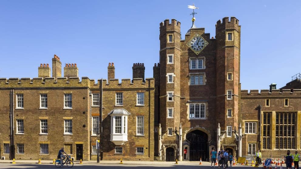 At St James's Palace, a secret tunnel is said to lead to a hotel bar