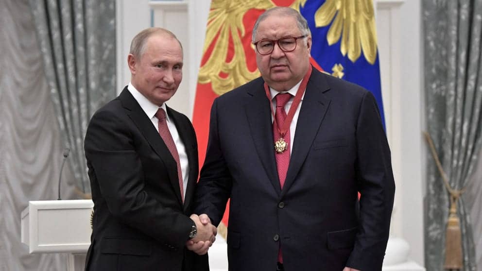 Usmanov has been described as one of Putin's favorite oligarchs