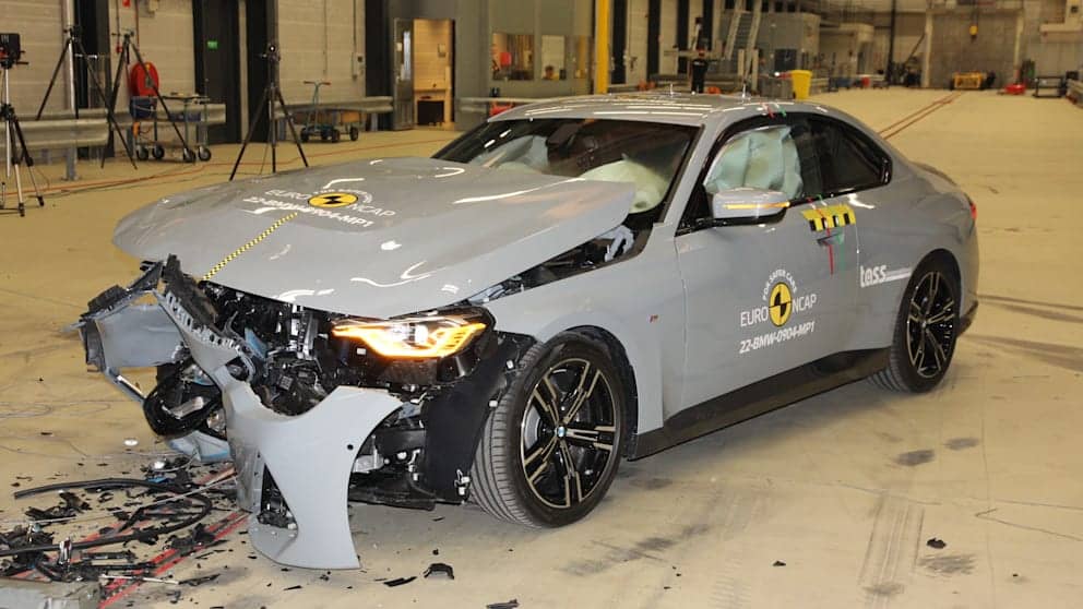 The BMW 2 Series Coupe only managed to win four stars in the Euro NCAP test