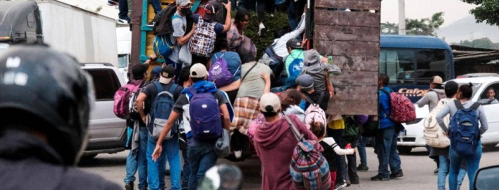 A new convoy of immigrants leaves from Honduras for the United States |  USA