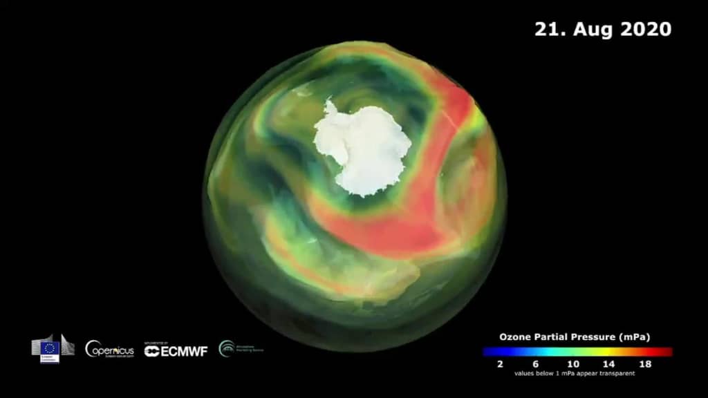 Record: The ozone layer shuts off over Antarctica