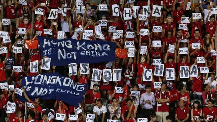 On November 17, 2015, China played a football match against Hong Kong to qualify for the World Cup.