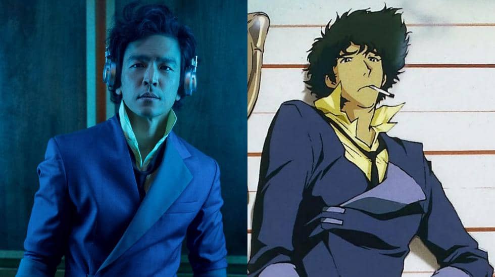 John Cho is Spike Spiegel's bounty hunter in the new version of "Cowboy Bebop"One of the most popular anime of all time.  Coming to Netflix November 19 on Netflix.  Pictures: Netflix/Sunrise.