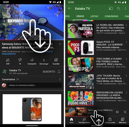 Youtube Gesture Zoom Out