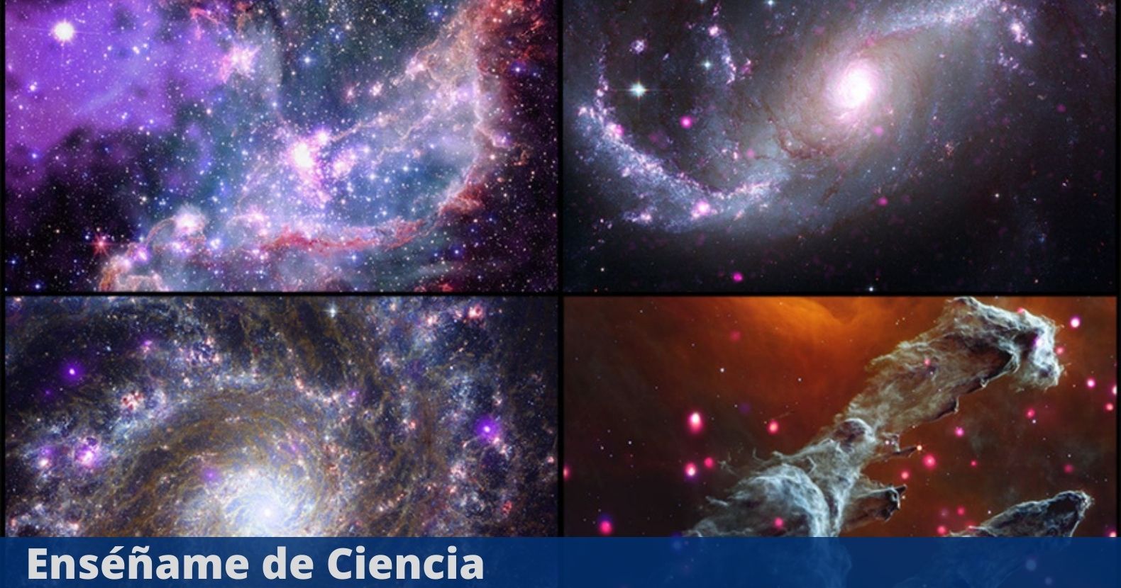 James Webb, in conjunction with other telescopes, reveals 4 stunning new images of the universe – Enseñame de Ciencia