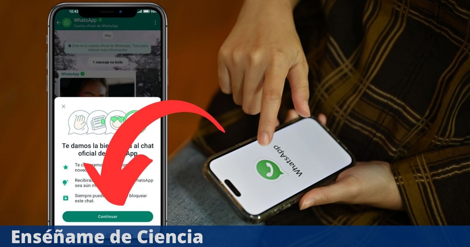 What is it about and what is the new WhatsApp chat that mysteriously appeared – Enseñame de Ciencia