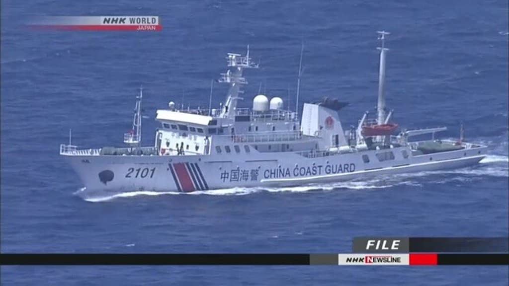 Japan condemns the new entry of Chinese ships into the disputed waters of the Senkaku Islands