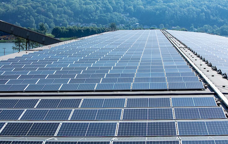 Borealis and Verbund put one of the largest PV roof systems in Upper Austria into operation