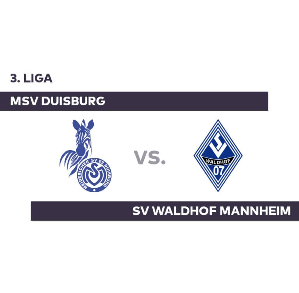 MSV Duisburg - SV Waldhof Mannheim: Waldhof Mannheim win and go up - 3rd League