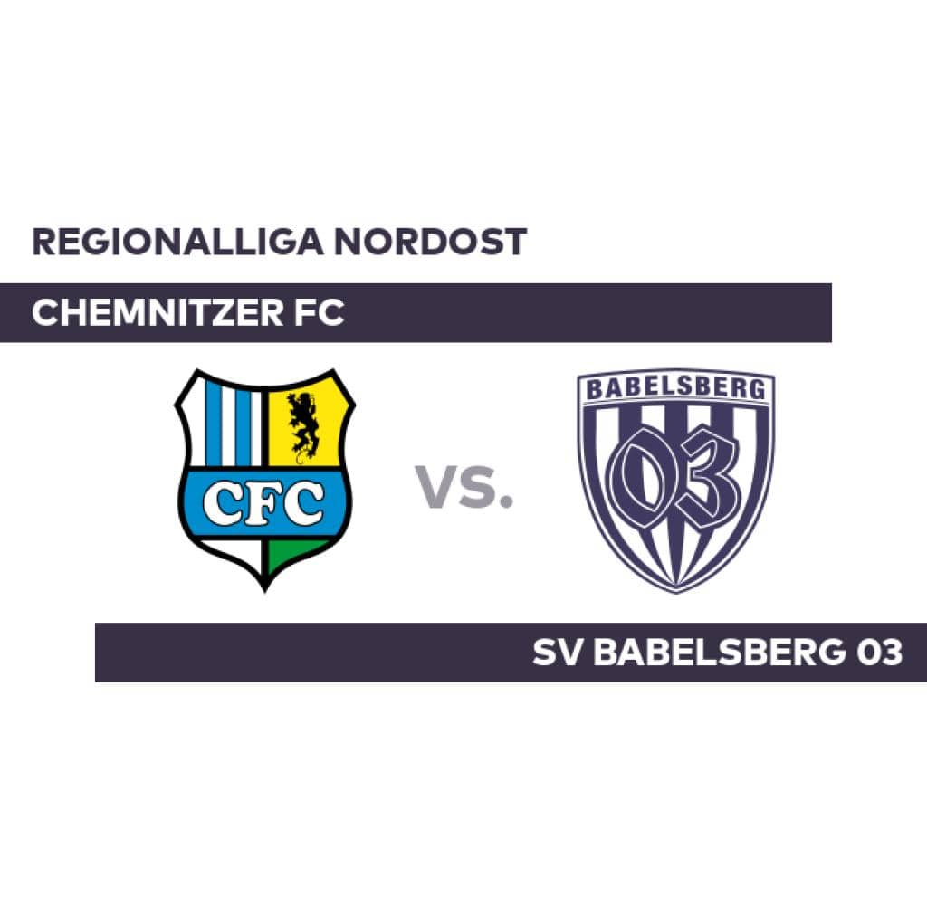 Chemnitzer FC - SV Babelsberg 03: No goals for Chemnitz and Babelsberg - Regional League Nordost