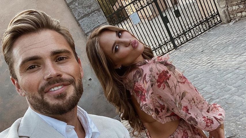 Johannes Haller and Jesica Paszka in Rome in August 2021