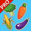 Vegetable Cards PRO (Learn English faster)