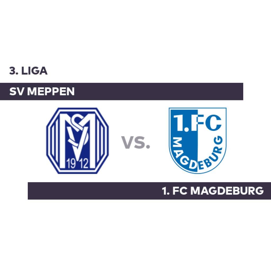 SV Meppen - 1. FC Magdeburg: 1. FC Magdeburg External power - 3rd League
