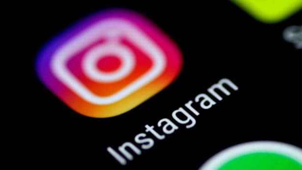 File picture: The Instagram app appears on the phone screen