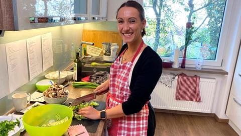 Candidate Stephanie Fischer was the first hostess during the Regensburg week of the 