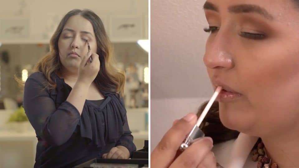 Blind and touching beauty?  Tina Sohrab explains how this is done