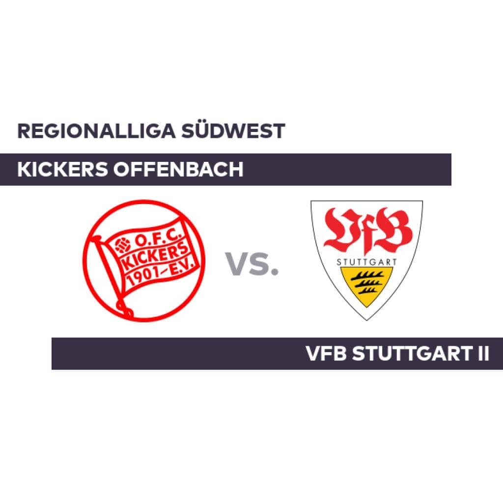 Kickers Offenbach - VFP Stuttgart II: Stuttgart lose again after five games - Regional League Südwest