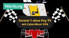 CyberGhost VPN for €1.89/month: Enjoy Formula 1 now without pay TV!