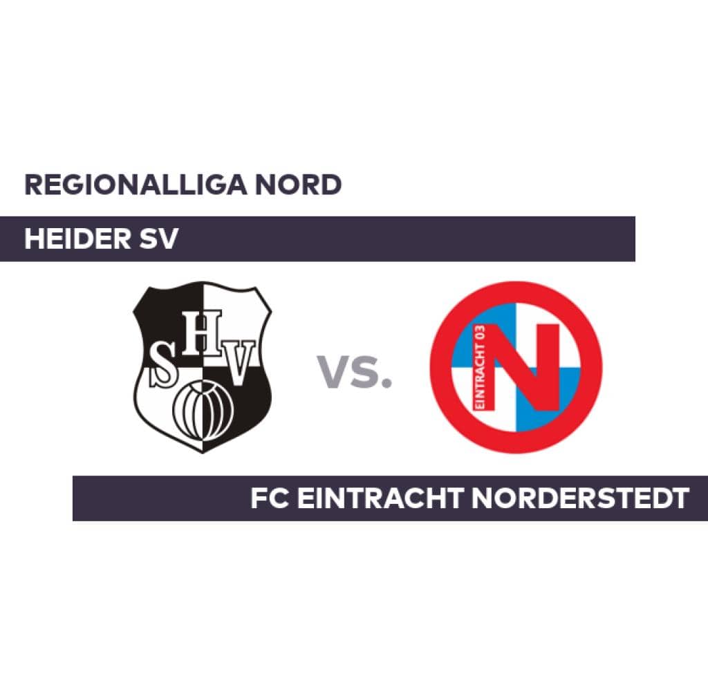 Heider SV - FC Eintracht Norderstedt: Heide Doesn't Come From the Basement - Regionalliga Nord