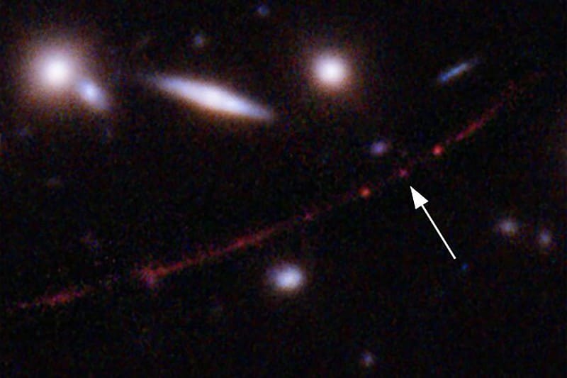 The star photographed by the Hubble telescope