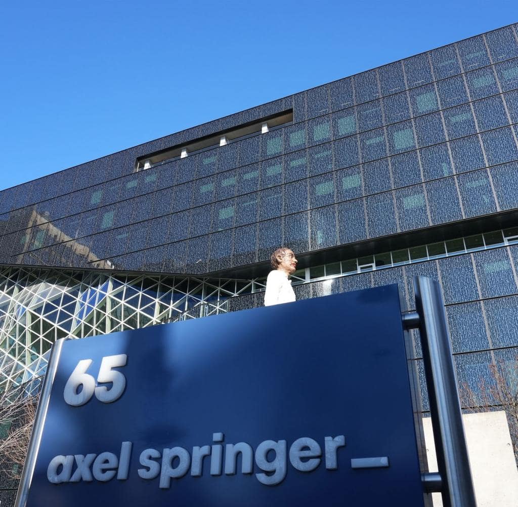The new building of the publishing house Axel Springer in Berlin.
