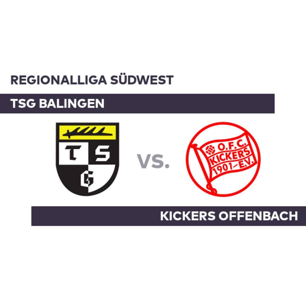 TSG Balingen - Kickers Offenbach: Non-stop Gates of Offenbach - Regionalliga Südwest