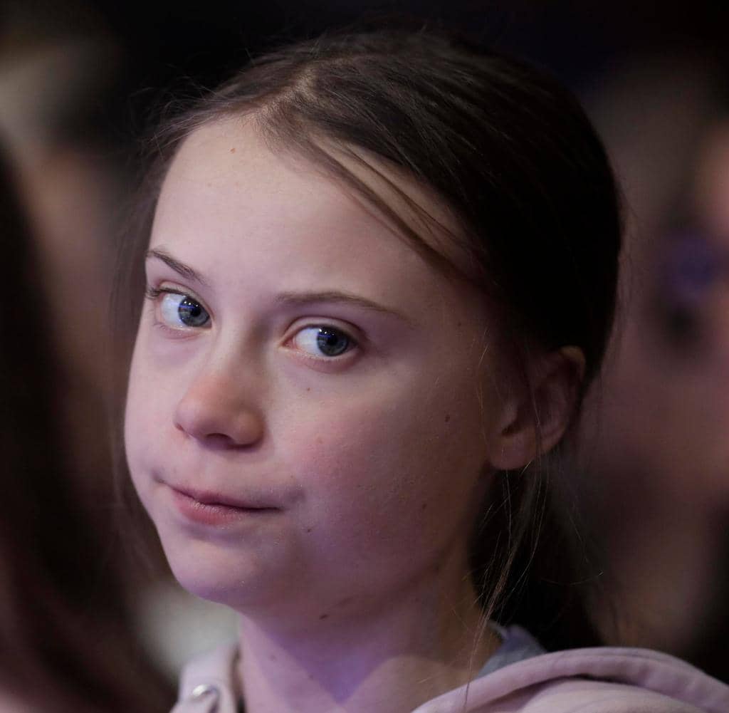Swedish environmental activist Greta Thunberg attends the World Economic Forum in Davos, Switzerland, Tuesday, January 21, 2020. The forum's fiftieth annual meeting will be held in Davos from January 21 to January 24, 2020. (AP Photo / Michael Probst)