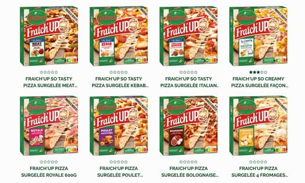 The Fraich'Up range of Buitoni's frozen pizza was originally from having...