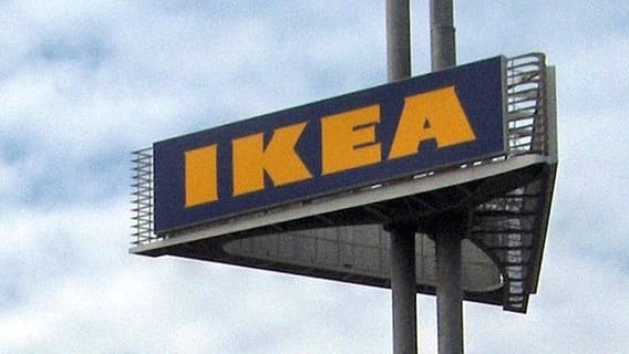 IKEA Advertising Tower © Ikea 