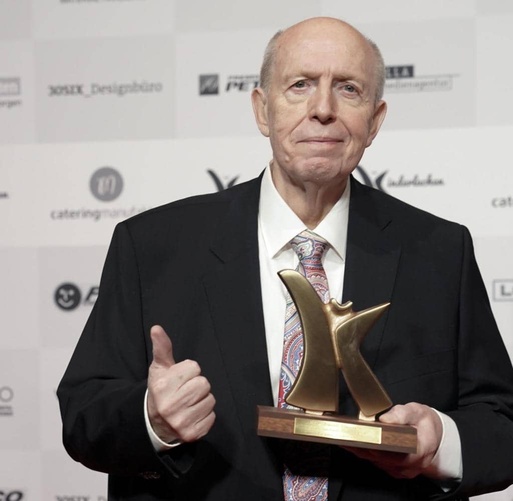 Even then, he was clearly thin: Rainer Colmond at an awards ceremony almost a year ago, in November 2020.